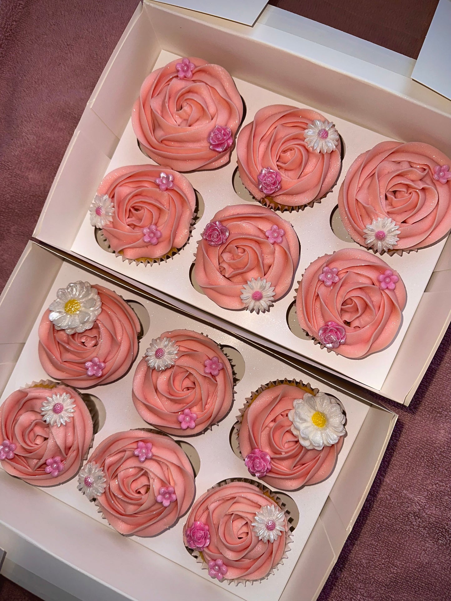 Pink cupcakes