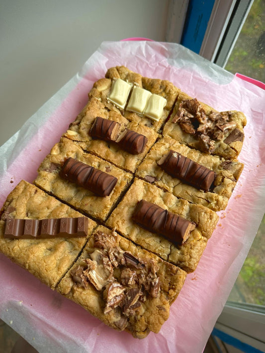 Cookie dough slice